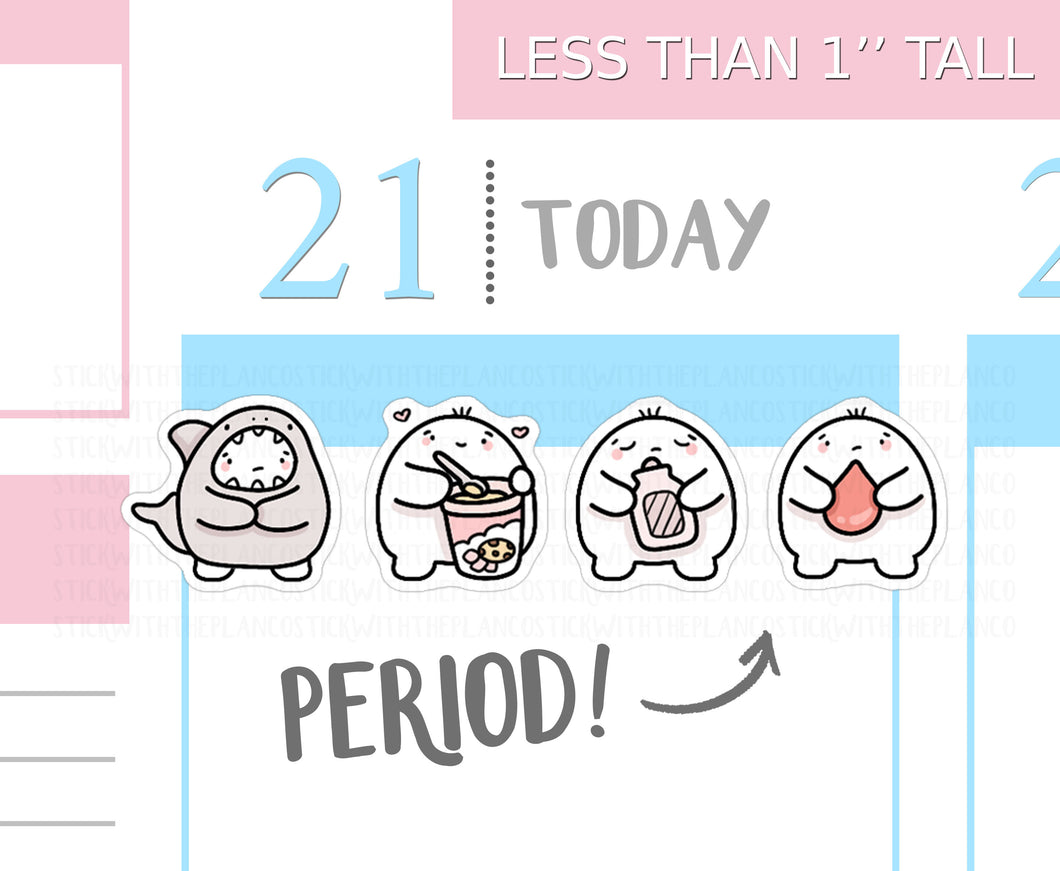 S_311 Squidge Has a Period | Squidge Stickers | Planner Stickers