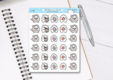 Load image into Gallery viewer, S_311 Squidge Has a Period | Squidge Stickers | Planner Stickers
