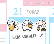 Load image into Gallery viewer, S_322 Squidge Loves Beer and Ales | Squidge Stickers | Planner Stickers
