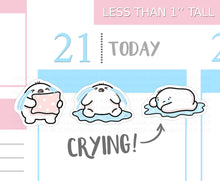 Load image into Gallery viewer, S_323 Squidge Has a Good Cry | Squidge Stickers | Planner Stickers
