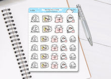 Load image into Gallery viewer, S_326 Squidge Has a Cold | Squidge Stickers | Planner Stickers
