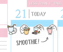 Load image into Gallery viewer, S_332 Squidge Loves Smoothies | Squidge Stickers | Planner Stickers
