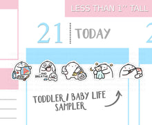 Load image into Gallery viewer, S_334 Squidge Looks after a Toddler | Squidge Stickers | Planner Stickers
