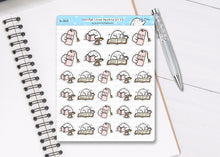 Load image into Gallery viewer, S_340 Squidge Loves Reading (PT 2) | Squidge Stickers | Planner Stickers
