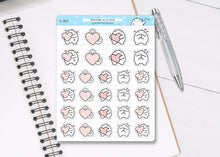 Load image into Gallery viewer, S_342 Squidge is in Love | Squidge Stickers | Planner Stickers
