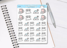 Load image into Gallery viewer, S_345 Squidge Is Feeling Overwhelmed | Squidge Stickers | Planner Stickers
