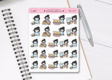 Load image into Gallery viewer, L_353 Pancakes | Lottie Stickers | Planner Stickers
