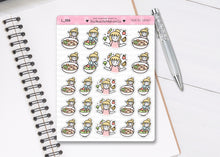 Load image into Gallery viewer, L_354 Healthy Eating | Lottie Stickers | Planner Stickers
