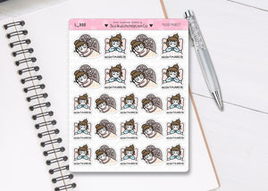 L_355 Nightmares | Lottie Stickers | Planner Stickers