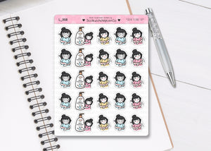 L_358 Skin Flare Up | Lottie Stickers | Planner Stickers