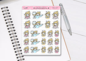 L_359 Hangover | Lottie Stickers | Planner Stickers