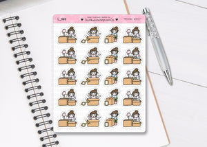 L_365 Moving House | Lottie Stickers | Planner Stickers