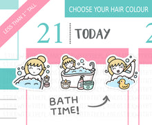 Load image into Gallery viewer, L_368 Bath Time | Lottie Stickers | Planner Stickers
