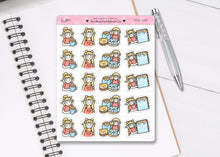 Load image into Gallery viewer, L_371 Pooh bear | Lottie Stickers | Planner Stickers
