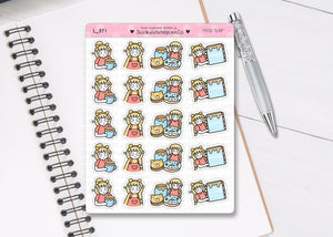 L_371 Pooh bear | Lottie Stickers | Planner Stickers