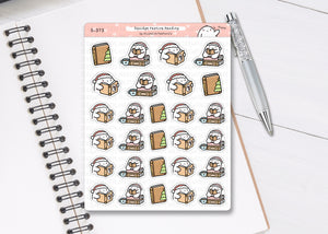 S_373 Squidge Festive Reading | Squidge Stickers | Planner Stickers