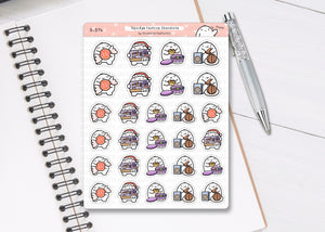 S_374 Squidge Festive Chocolate | Squidge Stickers | Planner Stickers