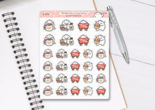 Load image into Gallery viewer, S_376 Squidge Festive Cosy Evening | Squidge Stickers | Planner Stickers
