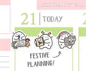 S_377 Squidge Festive Planning | Squidge Stickers | Planner Stickers