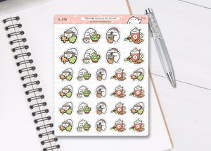 S_378 Squidge Festive Hot Drinks | Squidge Stickers | Planner Stickers