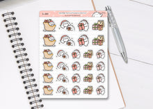 Load image into Gallery viewer, S_380 Squidge Festive Presents (Santa) | Squidge Stickers | Planner Stickers
