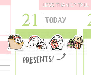 S_380 Squidge Festive Presents (Santa) | Squidge Stickers | Planner Stickers