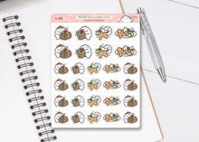 Load image into Gallery viewer, S_381 Squidge Festive Foodie Treats | Squidge Stickers | Planner Stickers
