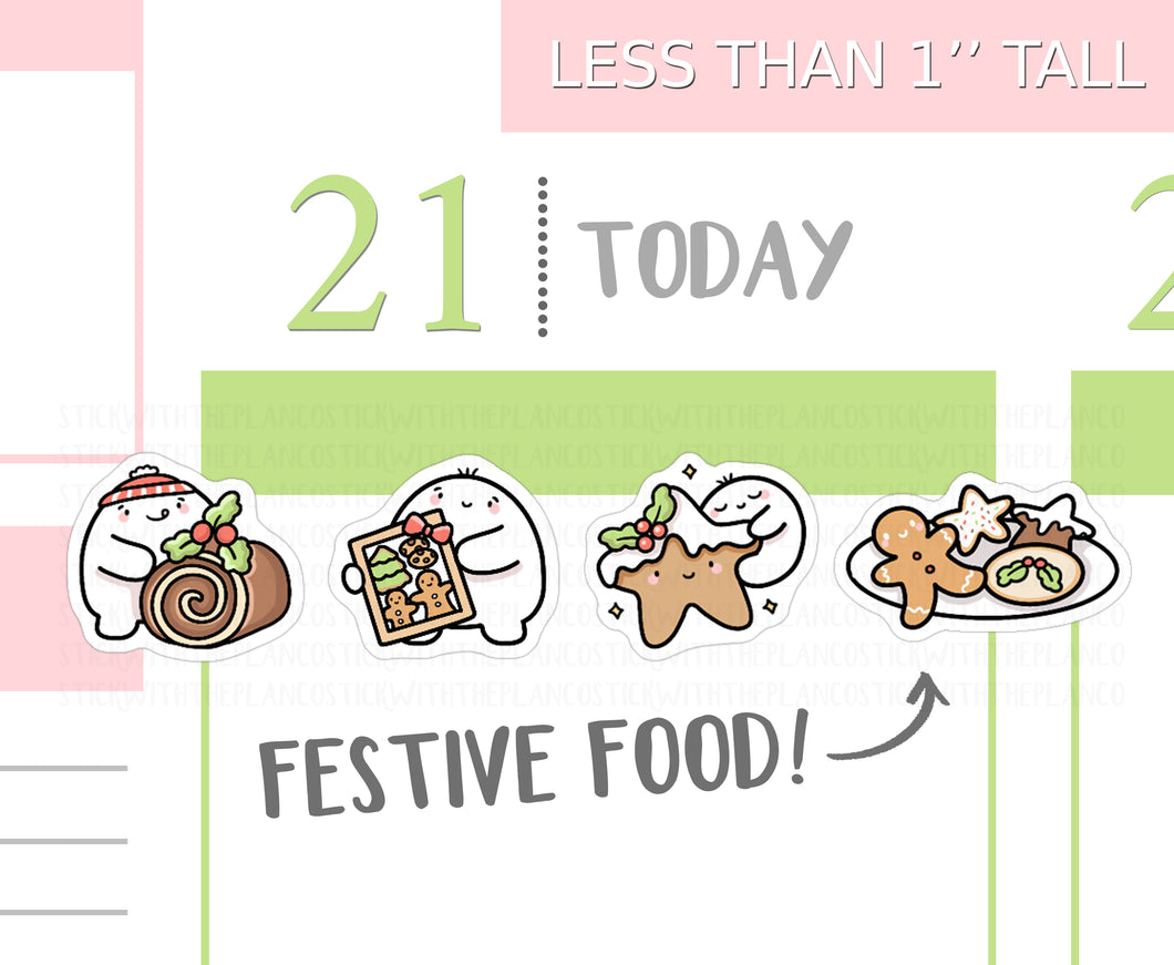 S_381 Squidge Festive Foodie Treats | Squidge Stickers | Planner Stickers