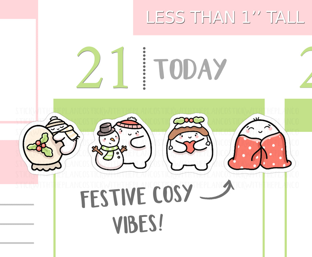 S_383 Squidge Festive Cosy Day | Squidge Stickers | Planner Stickers