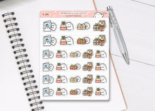 Load image into Gallery viewer, S_384 Squidge Festive Cards and Gifts | Squidge Stickers | Planner Stickers
