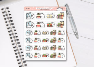 S_384 Squidge Festive Cards and Gifts | Squidge Stickers | Planner Stickers