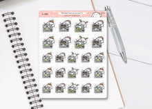 Load image into Gallery viewer, S_386 Squidge Festive Movies | Squidge Stickers | Planner Stickers
