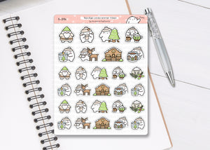 S_394 Squidge Winter Vibes | Squidge Stickers | Planner Stickers