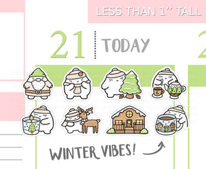 S_394 Squidge Winter Vibes | Squidge Stickers | Planner Stickers