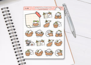 S_395 Squidge Christmas Pudding Vibes | Squidge Stickers | Planner Stickers