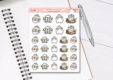 Load image into Gallery viewer, S_397 Squidge Winter Snuggles | Squidge Stickers | Planner Stickers
