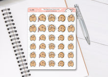 Load image into Gallery viewer, S_399 Squidgerbread Feels Ouch/Burnt Out | Squidge Stickers | Planner Stickers
