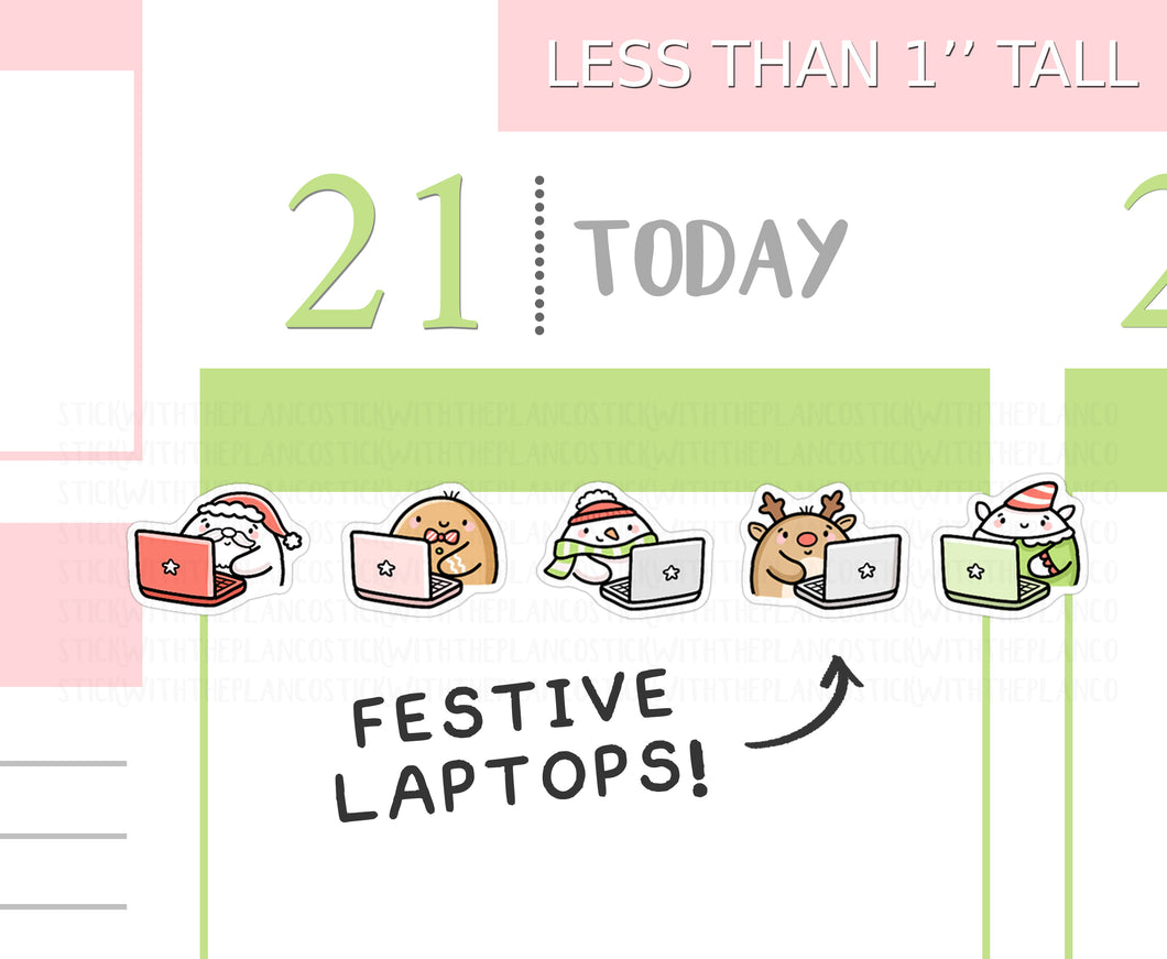 S_729 Festive Laptops | Squidge Stickers