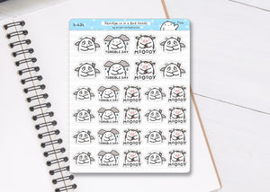 S_434 Squidge Has a Bad Day | Squidge Stickers | Planner Stickers