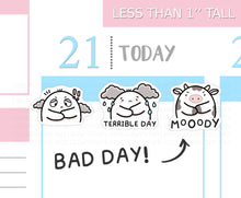 Load image into Gallery viewer, S_434 Squidge Has a Bad Day | Squidge Stickers | Planner Stickers
