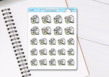 Load image into Gallery viewer, S_437 Squidge Loves Ice Cream | Squidge Stickers | Planner Stickers
