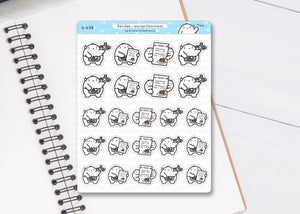 S_458 Squidge - Waiter/Waitress | Squidge Stickers | Planner Stickers