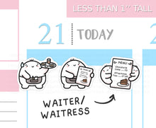 Load image into Gallery viewer, S_458 Squidge - Waiter/Waitress | Squidge Stickers | Planner Stickers
