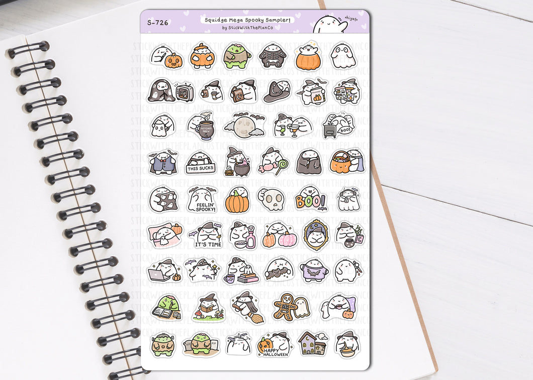 S_726 Squidge Mega Spooky Sampler! | Squidge Stickers