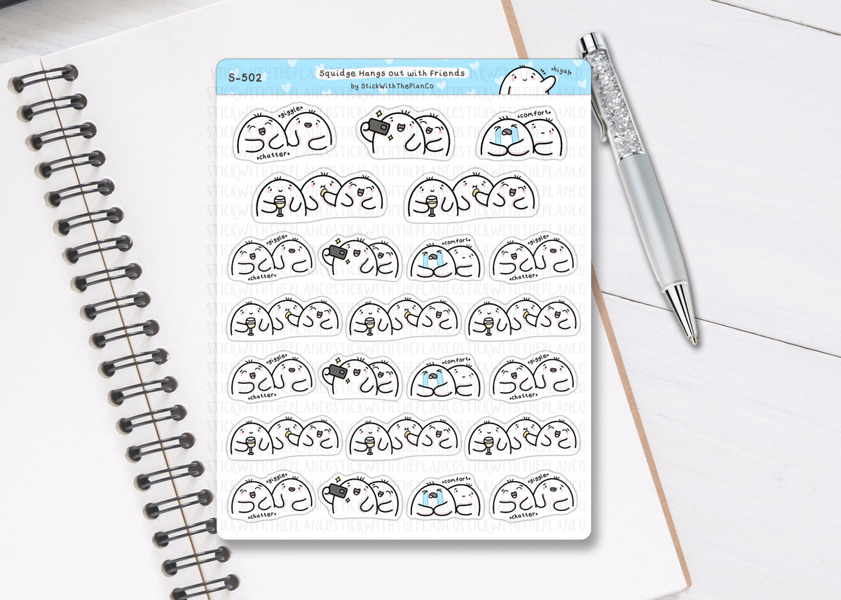 S_502 Squidge and Friends | Squidge Stickers | Planner Stickers ...