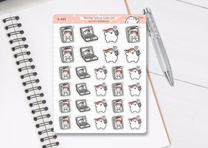 S_523 Squidge Festive Video Call | Squidge Stickers | Planner Stickers