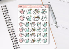 Load image into Gallery viewer, S_528 Squidge Winter Decor | Squidge Stickers | Planner Stickers (Copy)
