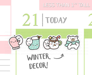 S_528 Squidge Winter Decor | Squidge Stickers | Planner Stickers (Copy)