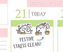 Load image into Gallery viewer, S_529 Squidge Festive Stress Clean | Squidge Stickers | Planner Stickers
