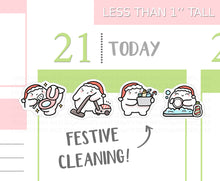 Load image into Gallery viewer, S_531 Squidge Festive Cleaning | Squidge Stickers | Planner Stickers
